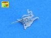 Aber 200L-04 Set of barrels for Bismarck 380mm x 8, 150mm x 12, 105mm x 16 37mm x 16, 20mm x 22 1/200